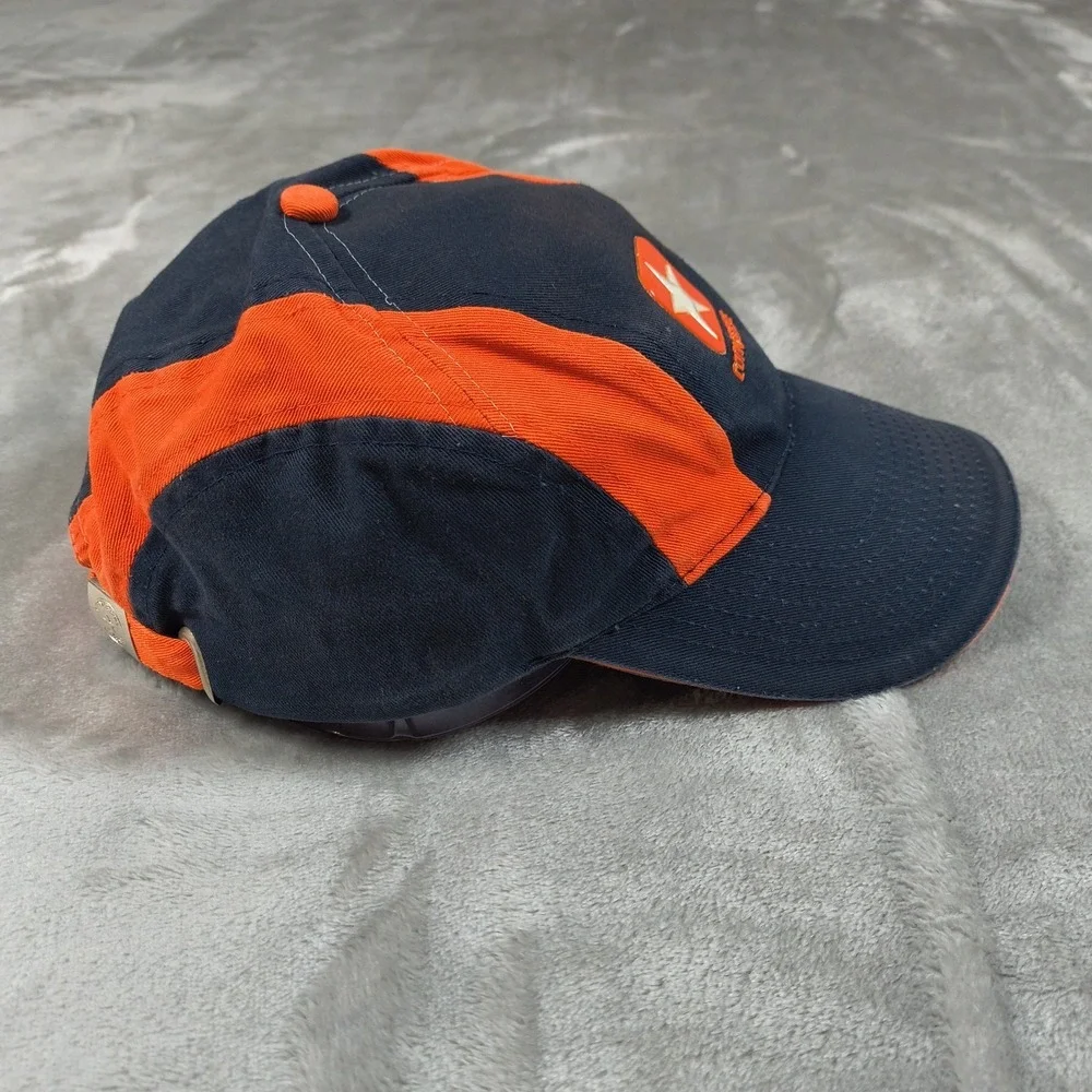 Vintage Converse Baseball Hat‎ Cap Blue Orange Strapback Dad Chuck Taylor Y2K
